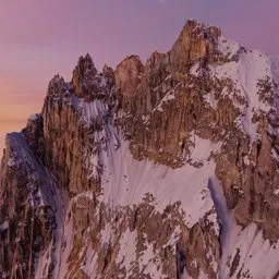 Jagged Mountain Peaks Photoscan