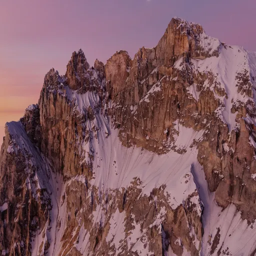 Jagged Mountain Peaks Photoscan