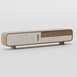LineaStone TV Console