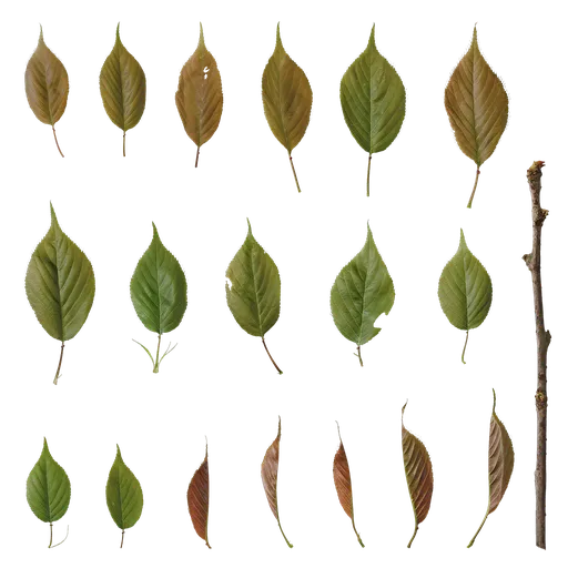 Prunus x yedoensis Leaf