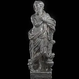Steel Baroque-statue