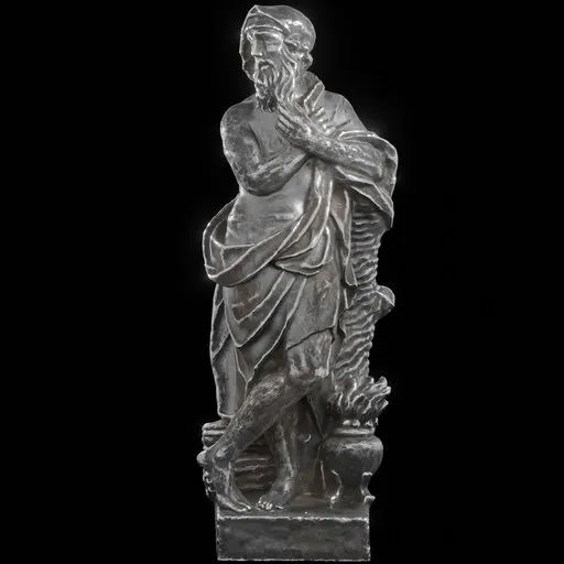 statue of Steel Baroque-statue
