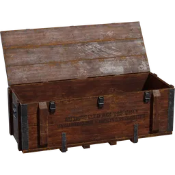 Wooden Military Crate