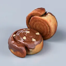 Chocolate Hazelnut Cinnamon Roll