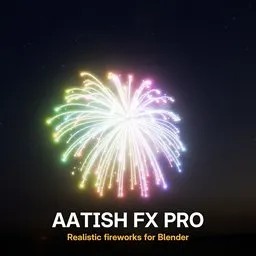 Aatish FX Pro – Realistic Fireworks for Blender