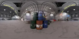 Industrial garage HDRi