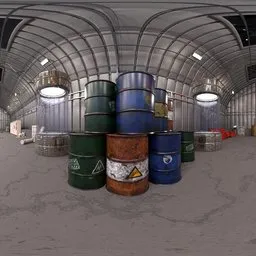 Industrial garage HDRi