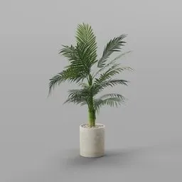 Faux palm tree