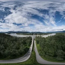 Mountain Landscape Clouds Day Aerial