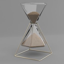 Brass Wire Hour Glass Sand Clock