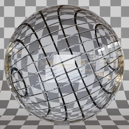 Grid Patterned Glass