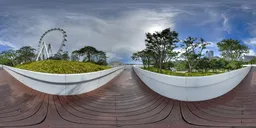 Daytime Wooden Corridor HDR