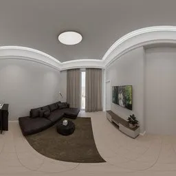 Compact Apartment Living Room