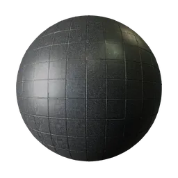 Dark Square Tile Floor