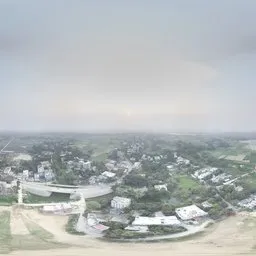 Rural Sunset HDRI - Golden Hour Farmland