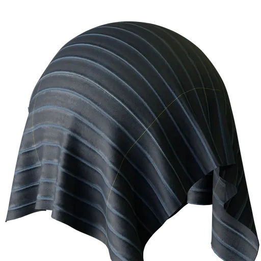 Stripe Blue Velvet