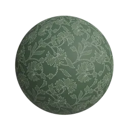 Mughal floral wallpaper