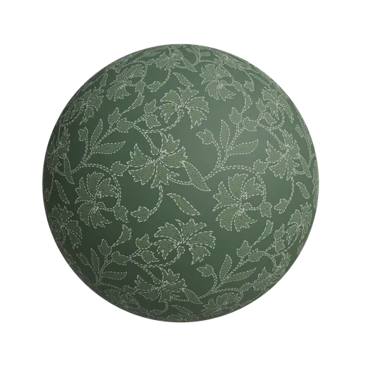 Mughal floral wallpaper