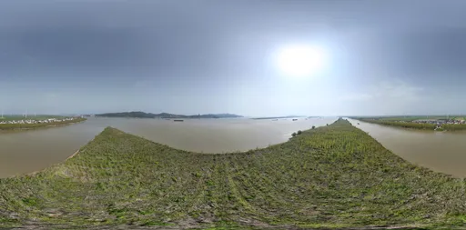 Highsky green lake clouds