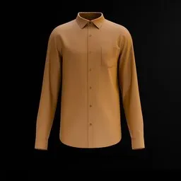 Long Sleeve Mens Basic Formal Shirt