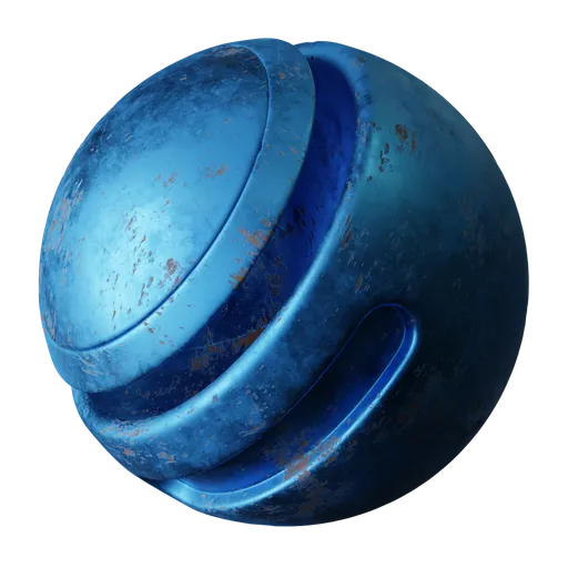 Rusted Blue Metal