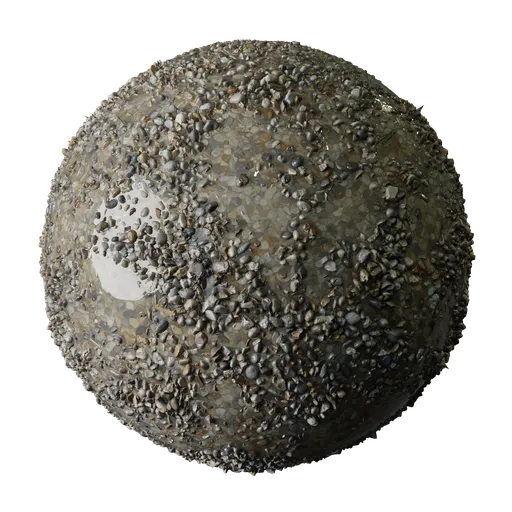 Wet gravel