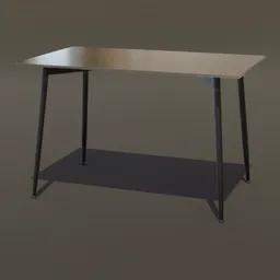 Moden Simple Glass-Top Table