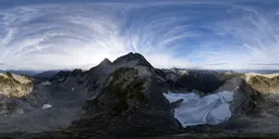 Mountain Aerial Landscape Evening