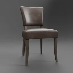 Adele Leather Side Chair