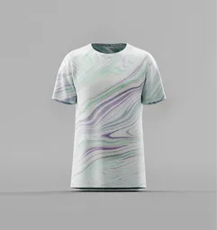 Pastel Marble Swirl Abstract T-Shirt