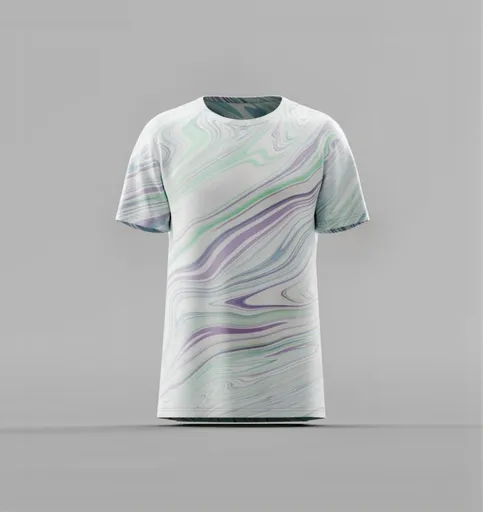 Pastel Marble Swirl Abstract T-Shirt