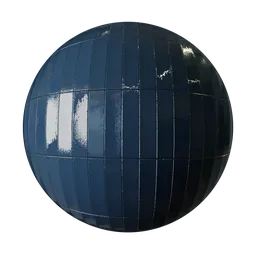 Dark Blue Glossy Ceramic Tiles