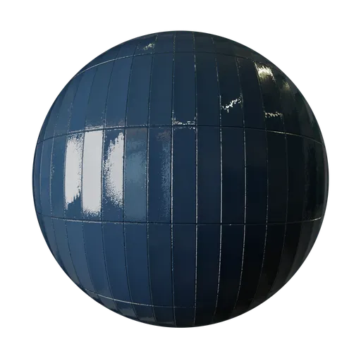 Dark Blue Glossy Ceramic Tiles