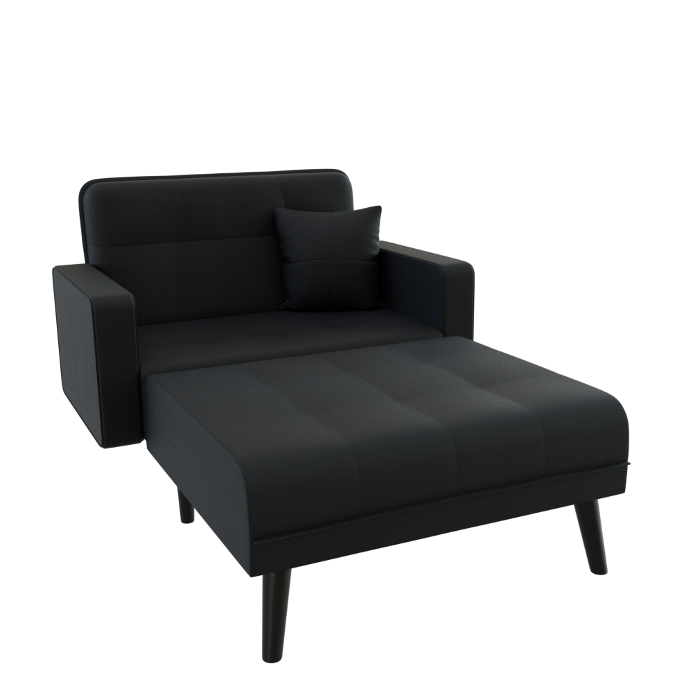 Black sofa bed FREE Sofas models BlenderKit