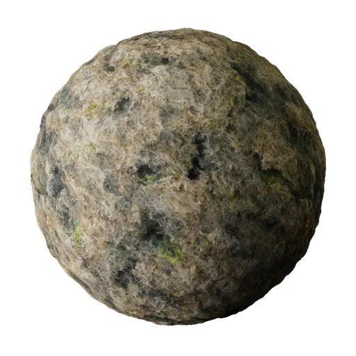 Rock With Moss