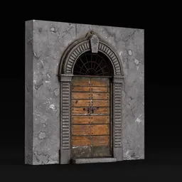 Old italian front door