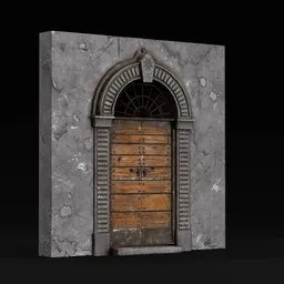 Old italian front door