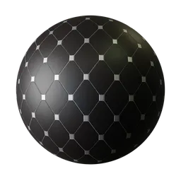 Black and Silver Diamond Tiles