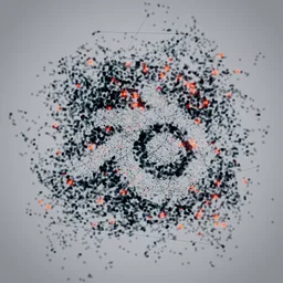 Logo Network Constellation Particle