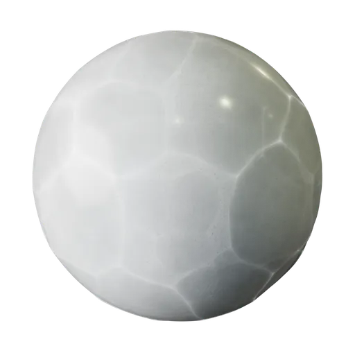 White-grey crystal glass