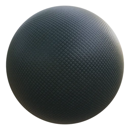 Fine Checkered Black Metal Sheet