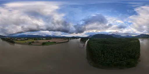 Stormy Sky Clouds Sunset Landscape