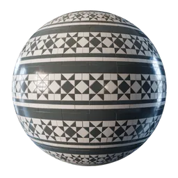 Victorian Mosaic Border Tiles