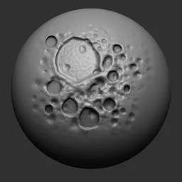 3D Blender sculpting brush creating detailed dragon scales and skin texture with holes for model refinement.