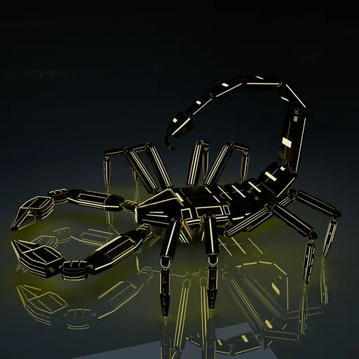 Sci Fi robot Scorpion