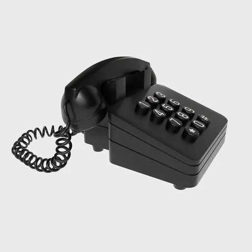 Vintage Landline Push Button Telephone