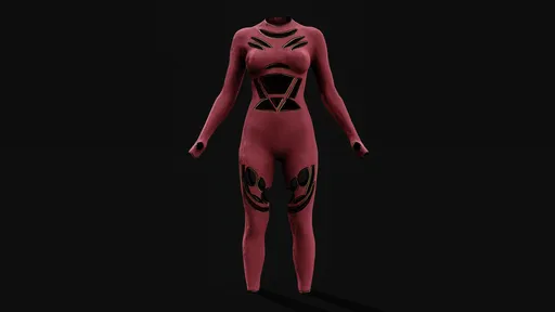 Realistic Female Jumpsuit