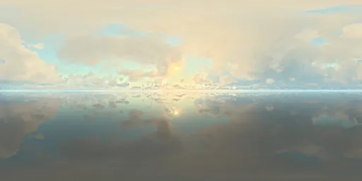 Infinite cloudy sky