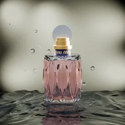 The scene of water drops