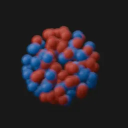 Atom in Geometry nodes [Animated]